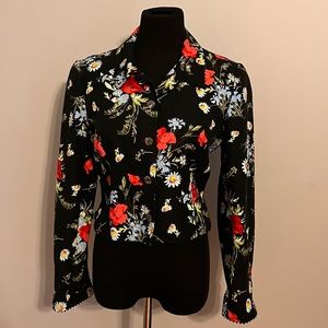 Kenzo Studio floral crop jackets Size 8